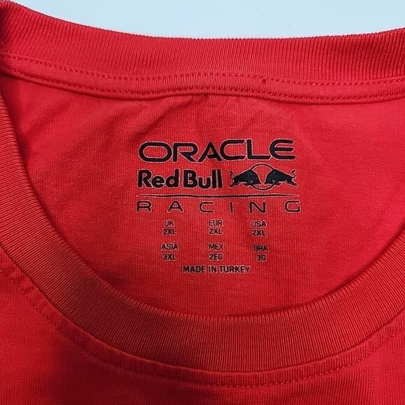 Oracle Red Bull Racing T-Shirt Short Sleeve Cotton Tee Crew Neck F1 Castore - Picture 4 of 14